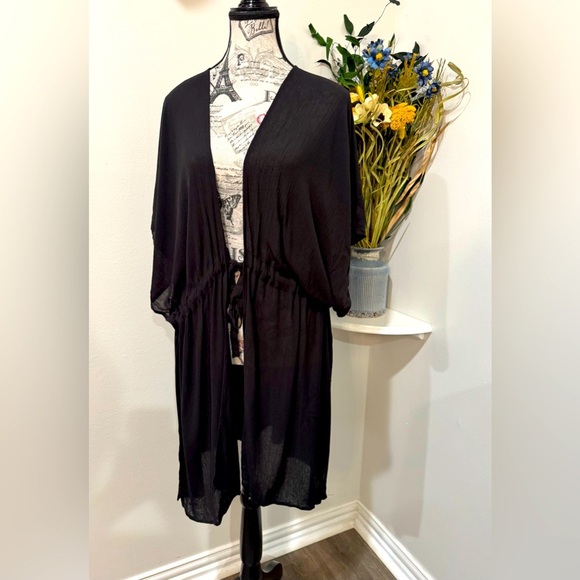 no brand Other - Swimsuit cover Black Kimono style size S/M